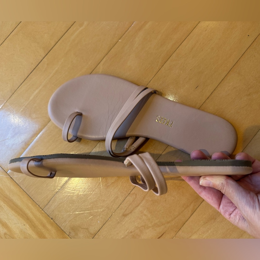 TKEES Nude Strappy Sandals